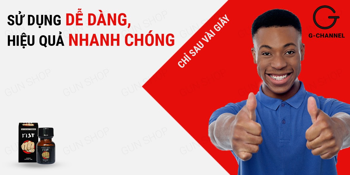 Cung cấp Popper Fist Platinum 10ml chính hãng Mỹ USA PWD giá tốt