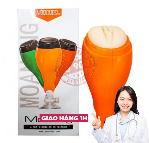  Phân phối Âm đạo giả 12 chế độ rung có âm thanh - Youcups Moaning  tốt nhất 