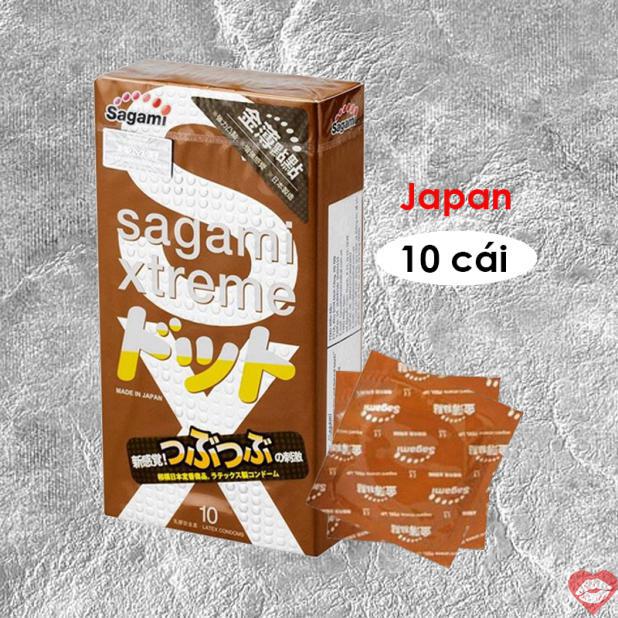  Shop bán Bao cao su Sagami Feel Up - Siêu điểm nổi - Hộp 10 cái  loại tốt 