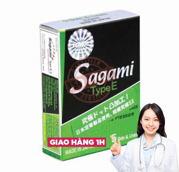  Cửa hàng bán Bao cao su Sagami Type E - Gân và điểm nổi - Hộp 5 cái  mới nhất 