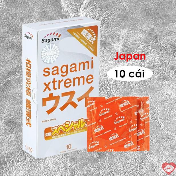 Nơi bán Bao cao su Sagami Xtreme Super Thin - Siêu mỏng ôm sát - Hộp 10 cái giá rẻ 