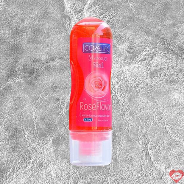  Phân phối Gel bôi trơn massage hương hoa hồng - Cokelife hồng - Chai 100ml  tốt nhất 