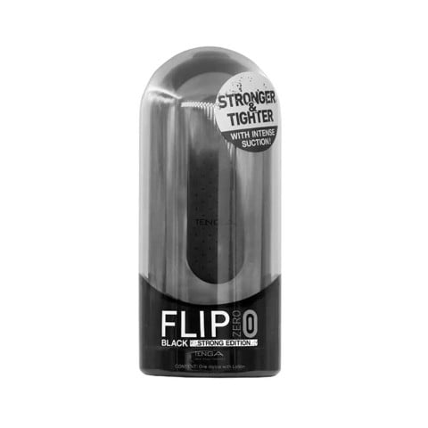 Âm đạo giả lõi dày đặc chi tiết hút chân không mạnh mẽ - Tenga Flip Zero Black Strong Edition