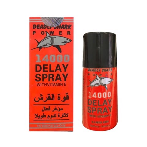 Chai xịt Đức Power Deadly Shark 14000 - Kéo dài thời gian - Chai 40ml