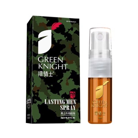 Chai xịt HongKong Green Knight - Kéo dài thời gian - Chai 3ml