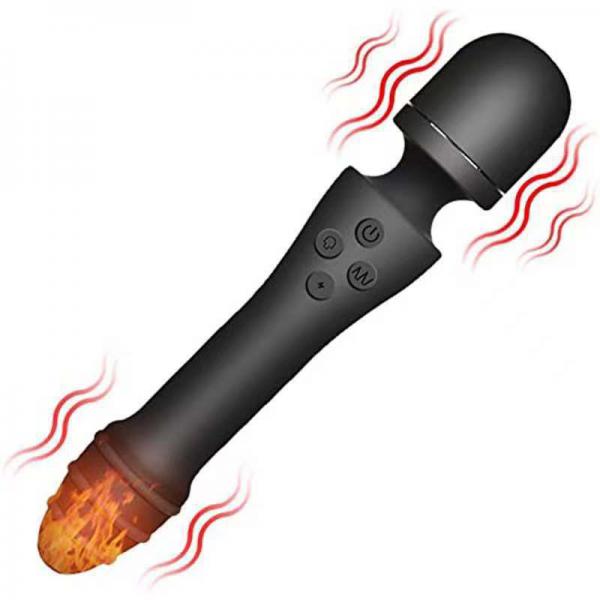 Chày rung tình yêu 2 đầu AV Stick pemijat Dildo rung toả nhiệt massage điểm G