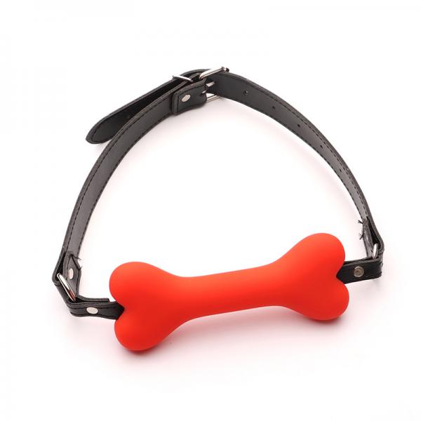 Dụng cụ bịt miệng hình khúc xương đồ chơi gab ngậm khoá hàm nô lệ BDSM