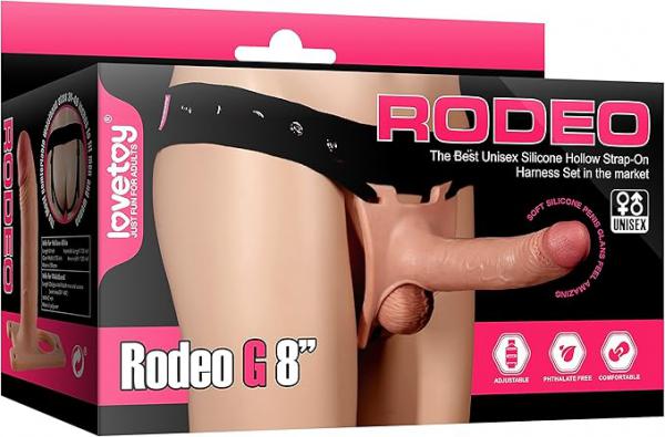 Dương vật dây đeo rỗng ruột siêu mềm Lovetoy Rodeo