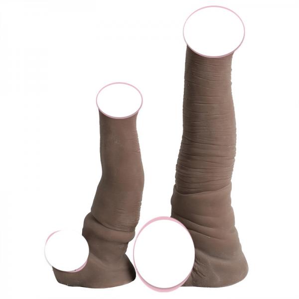 Dương vật giả Alistair L00833 silicone da màu siêu mềm đóng đất dính tường