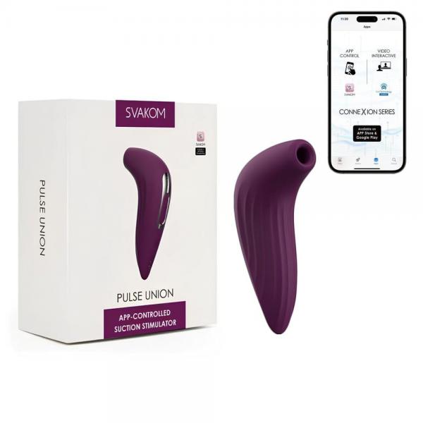 Máy massage điểm G Svakom Pulse Union điều khiển từ xa qua app bú hút kích thích