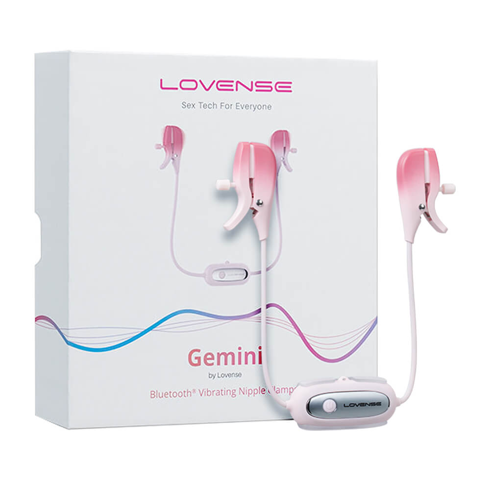 Cung cấp Máy massage kẹp vú Lovense Gemini điều khiển qua app kích thích điểm G hàng mới về 