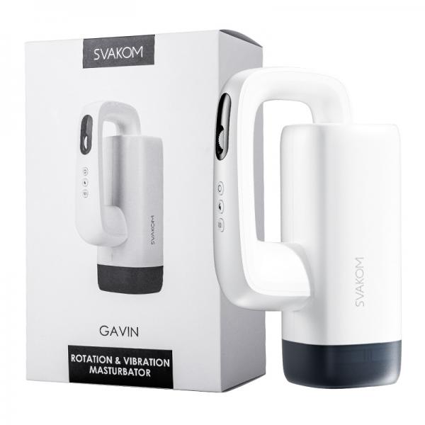Svakom Gavin Máy Thủ Dâm Tự Động Rung Thụt Làm Nóng Có App Bluetooth Mô Phỏng Oral Sex