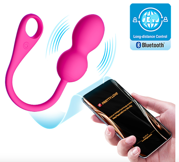 Trứng rung hồ lô Pretty Love Elvira bóng tập se khít âm đạo điều khiển qua app
