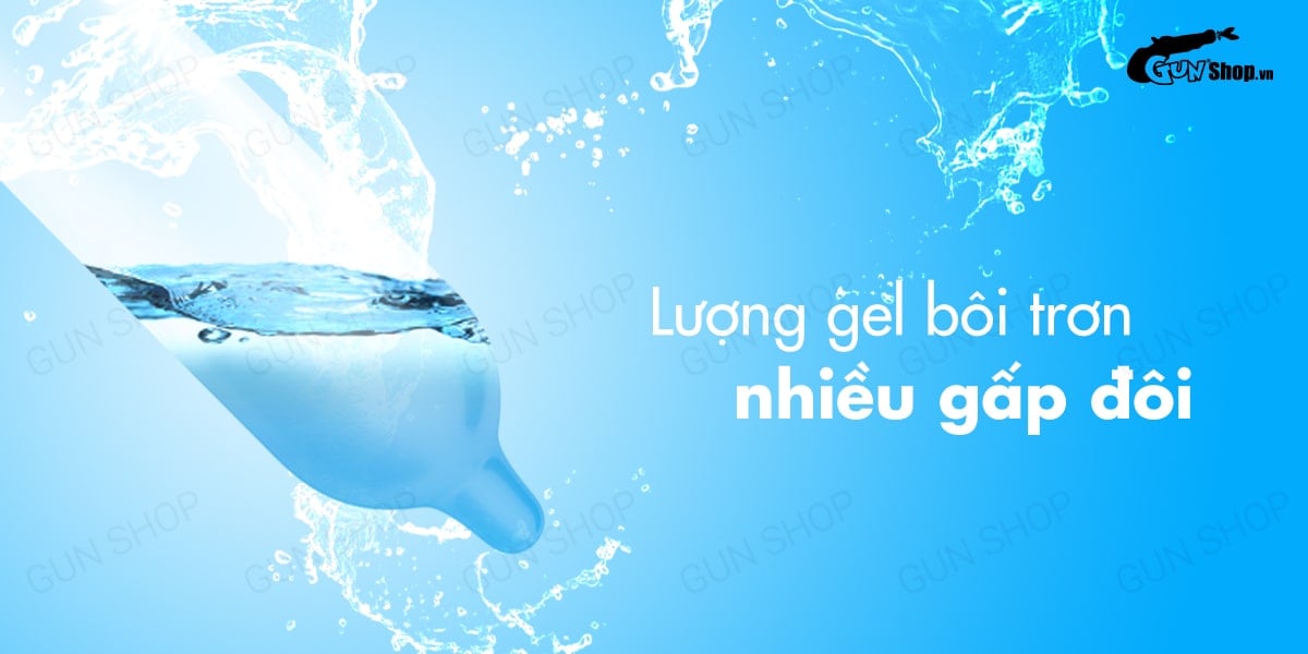 Bao cao su Mingliu Double Lubricating hộp 10 chiếc nhiều gel