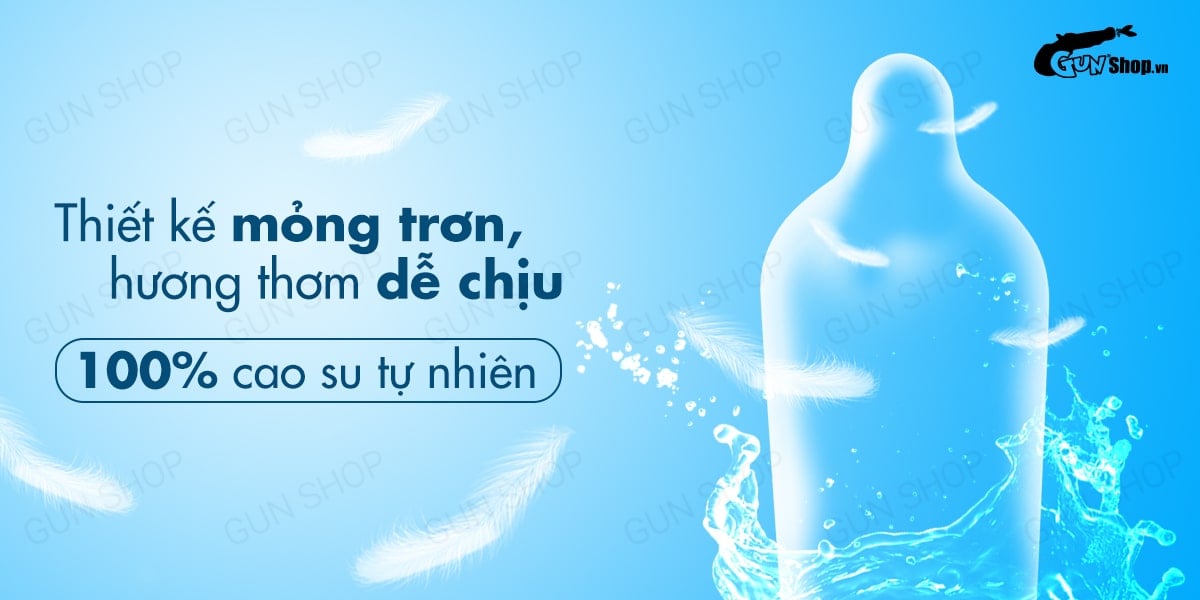 Bao cao su Mingliu Double Lubricating hộp 10 chiếc nhiều gel