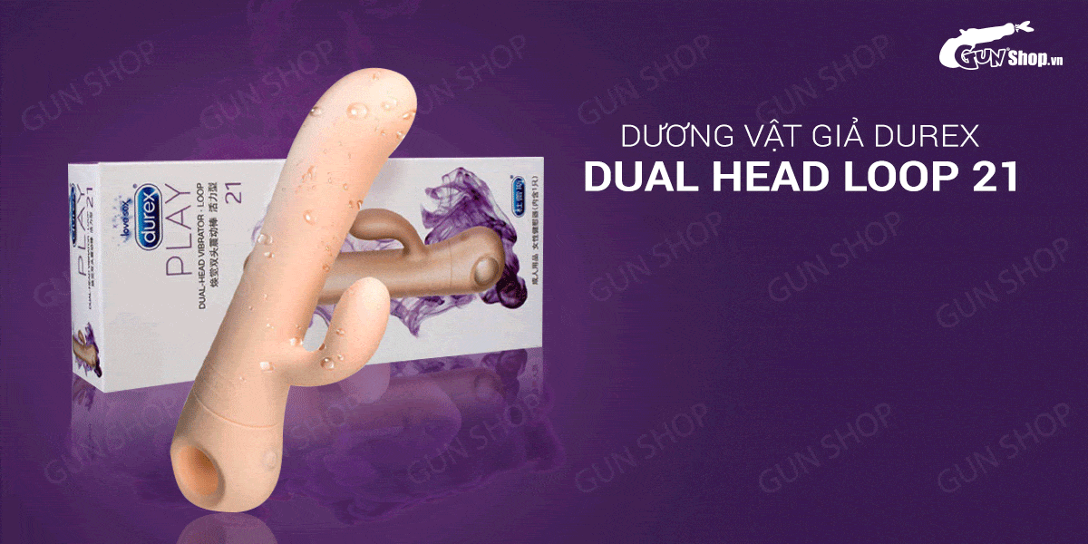 Dụng cụ rung Durex Dual Head Loop 21 - Kích thích đa điểm