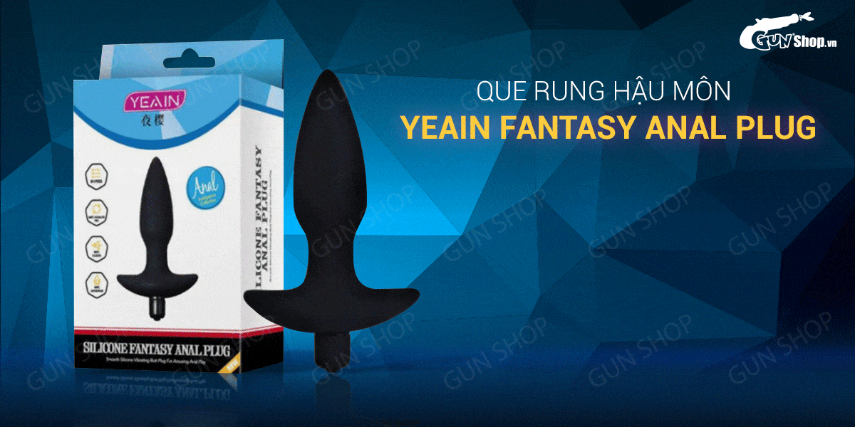 Que rung hậu môn đa chế độ Yeain Fantasy Anal Plug pin bền kích thích cực đỉnh