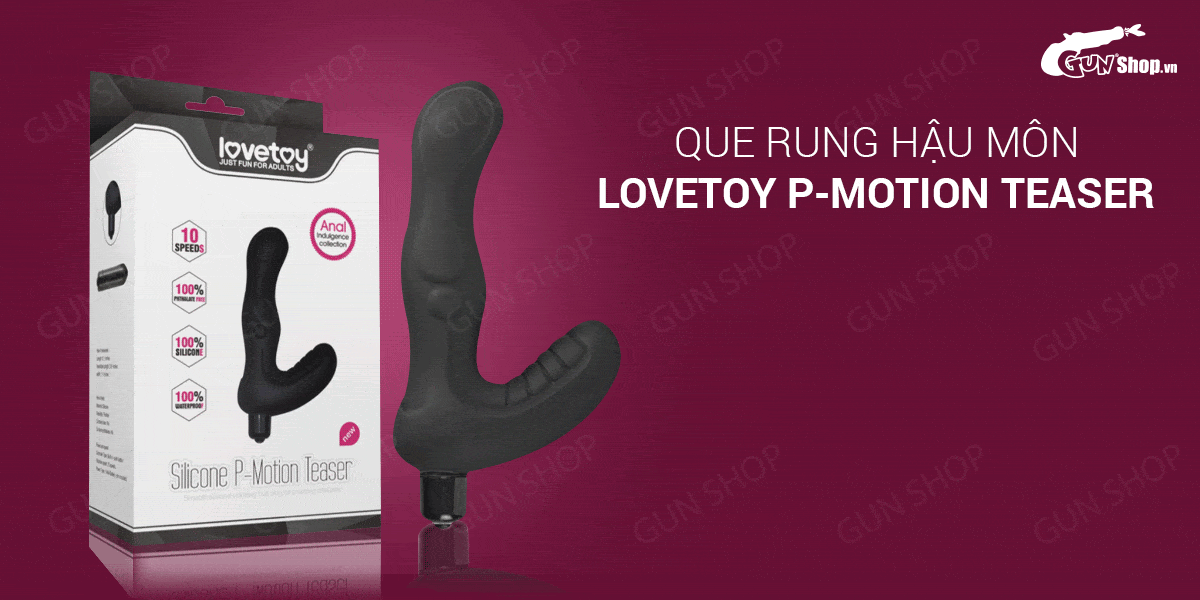 Đại lý Que rung kích thích hậu môn 10 chế độ rung dùng pin - Lovetoy P-Motion Teaser  nhập khẩu