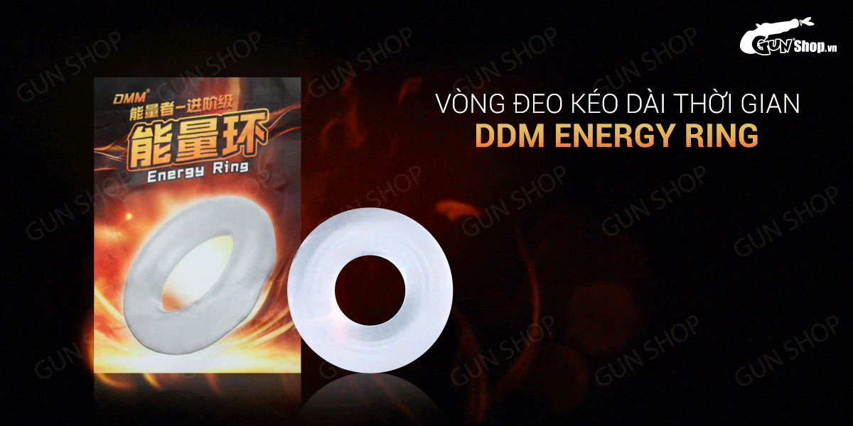 DDM Energy Ring vòng đeo tăng cường sinh lực kéo dài thời gian bền bỉ
