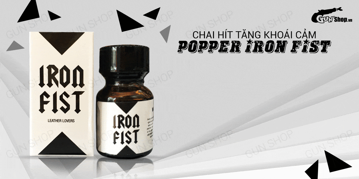 Popper Iron Fist 10ml Mỹ chính hãng tăng khoái cảm mạnh