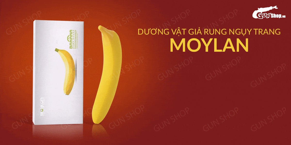 Máy rung Moylan hình trái chuối tinh tế kích thích cực đỉnh