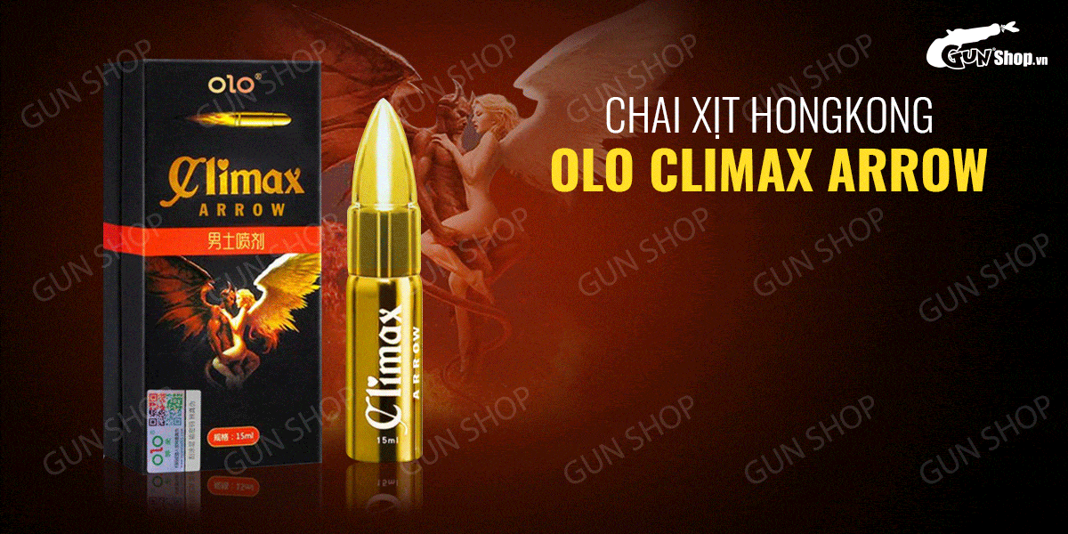 Chai Xịt OLO Climax Arrow 15ml Kéo Dài Thời Gian - Hàng HongKong