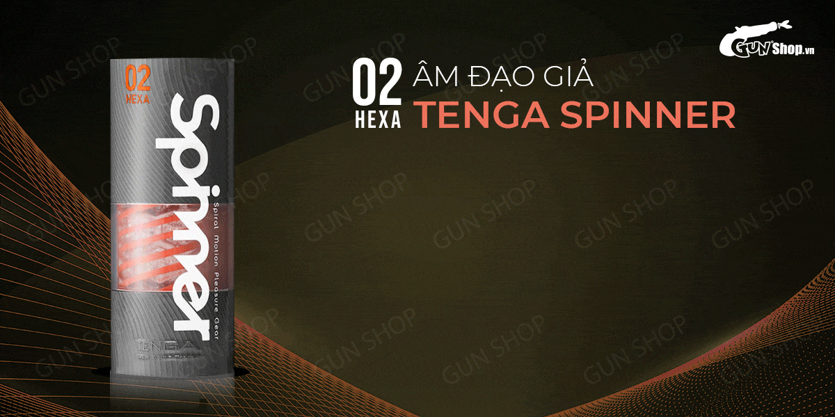 Âm đạo giả xoắn ốc, ôm khít - Tenga Spinner 02 Hexa