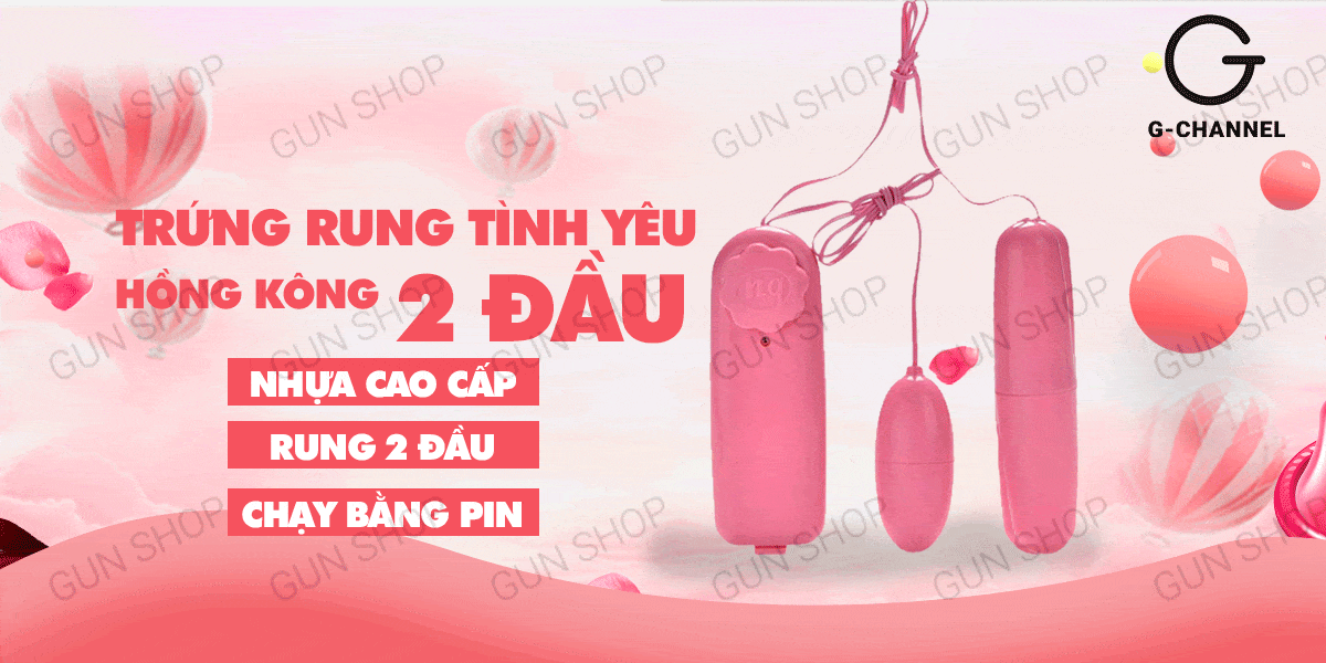 Trứng rung mini 2 đầu siêu mạnh dây dài giá tốt kích thích