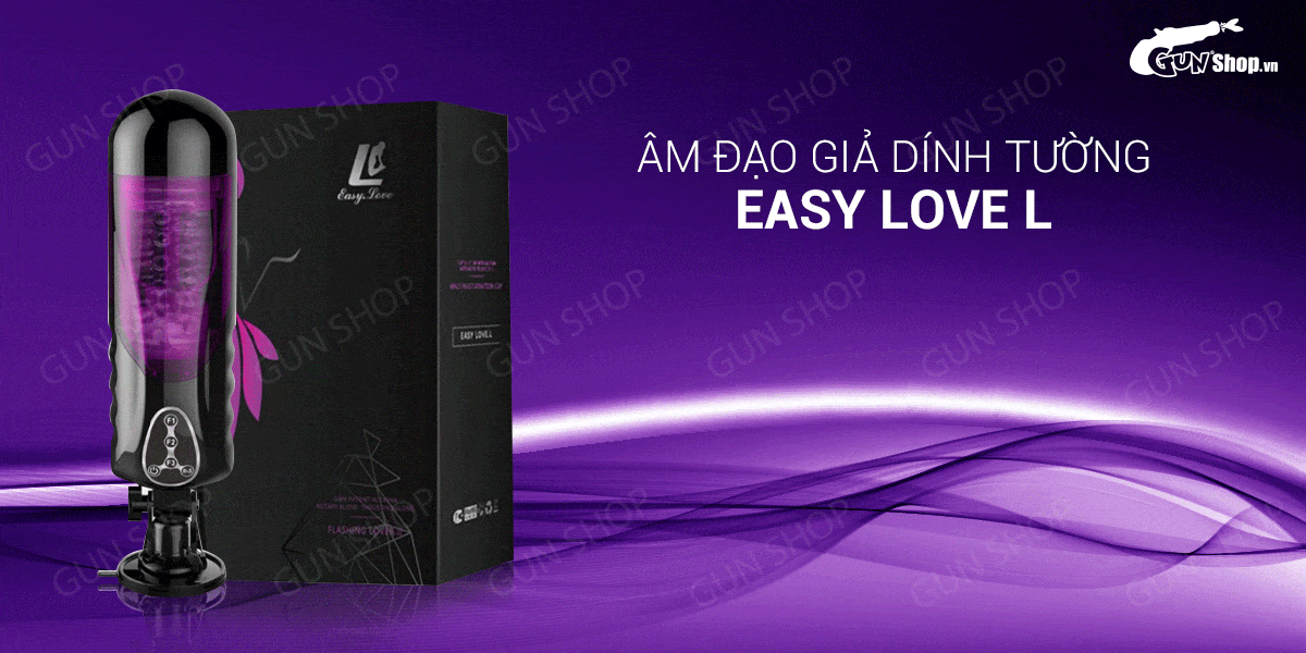 Máy thủ dâm Easy Love L xoay thụt tự động sạc tiện lợi