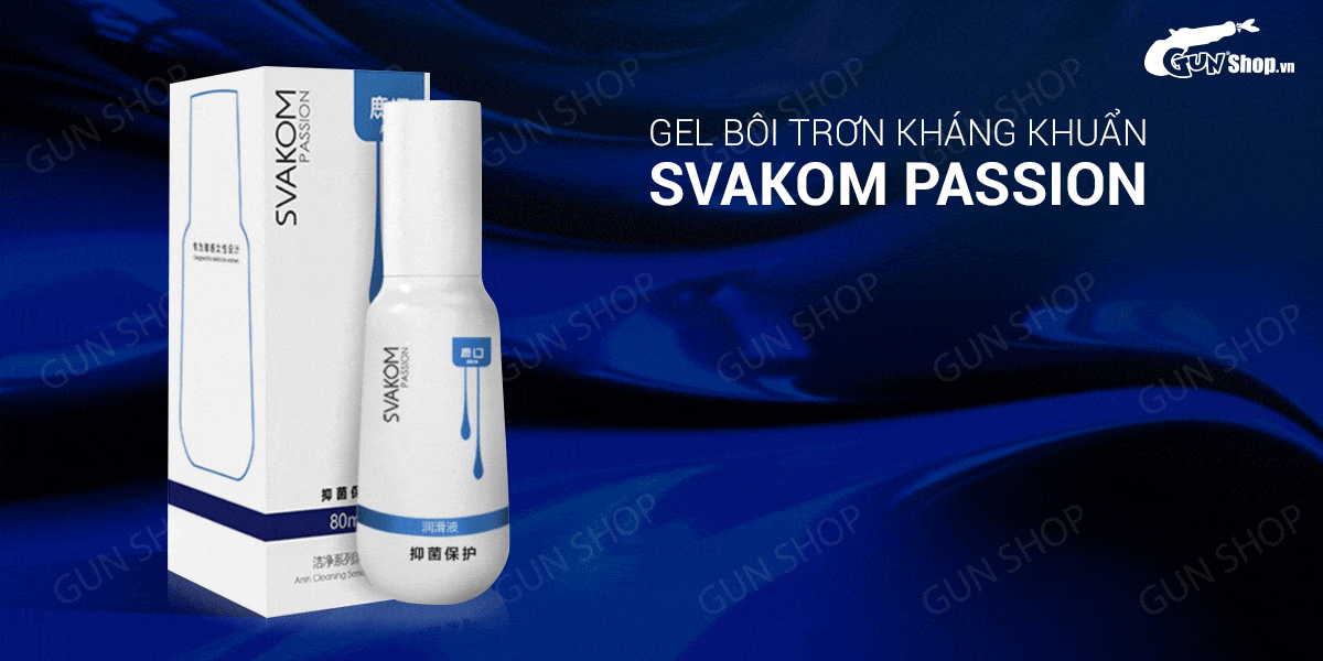 Gel bôi trơn Svakom Passion 80ml dịu nhẹ an toàn chăm sóc