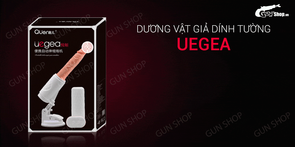 Đại lý Dương vật giả dính tường rung thụt tự động sạc điện - Uegea  cao cấp