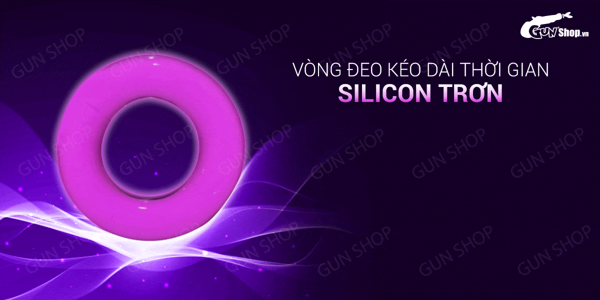 Vòng đeo silicon trơn kéo dài thời gian cảm giác mạnh, bền bỉ