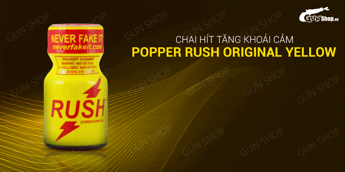 Popper Rush Original Yellow 10ml Mỹ USA chính hãng giá tốt