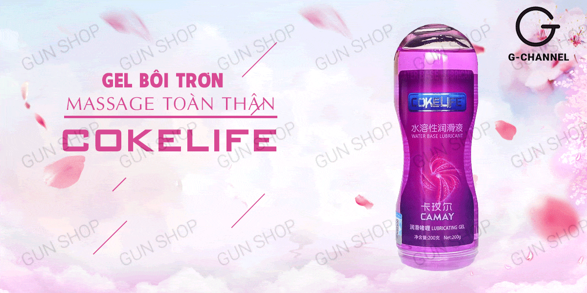 Gel massage hương Camay Cokelife tím 100ml tăng khoái cảm