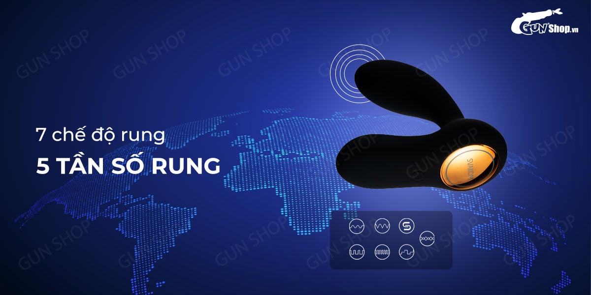 Nơi bán Dụng cụ kích thích hậu môn Svakom Vick 7 chế độ máy trứng rung cao cấp nhập khẩu