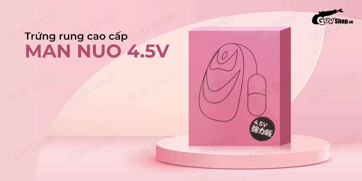 Trứng rung 1 đầu cao cấp Man Nuo 4.5V đa tần số rung Trứng rung 1 đầu cao cấp Man Nuo 4.5V đa tần số rung