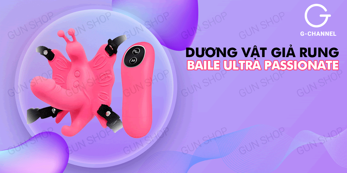 Đại lý Dương vật giả rung điều khiển từ xa - Baile Ultra Passionate  cao cấp
