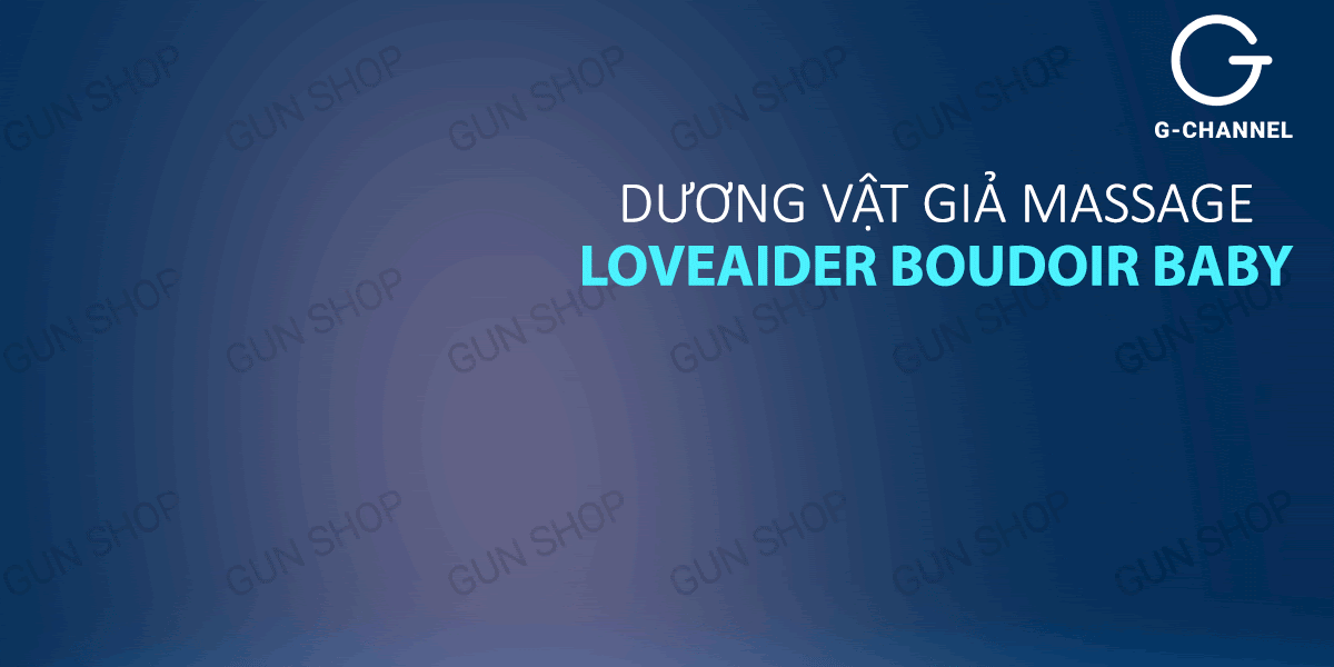 Dương vật giả Loveaider 7 chế độ rung xoay sạc điện cao cấp