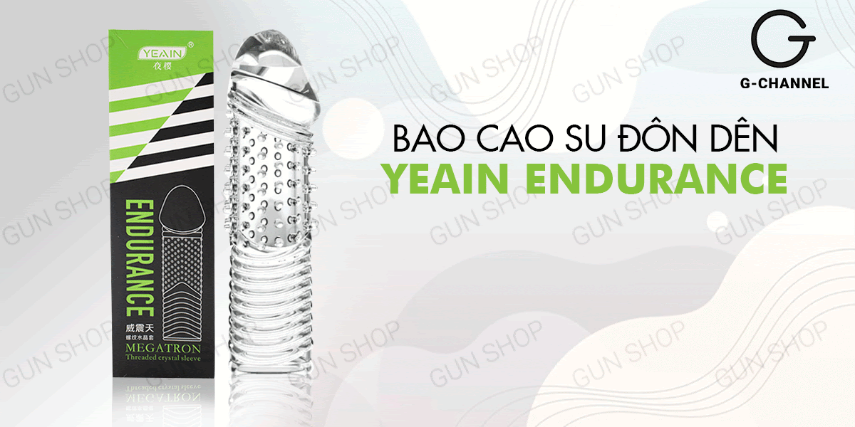 Bao cao su Yeain Megratron tăng kích thước cực mượt, an toàn