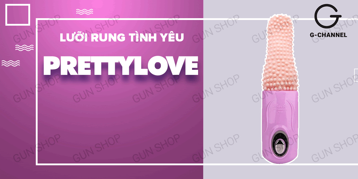 Lưỡi rung sạc đa chế độ Pretty Love kích thích mạnh mẽ