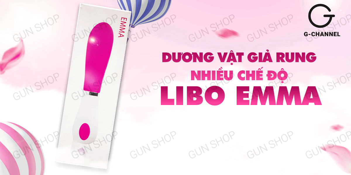 Dương vật giả Libo Emma rung đa chế độ, pin bền, thỏa mãn bạn