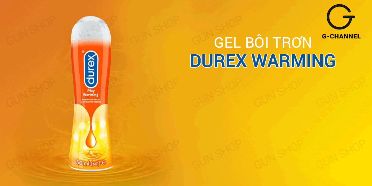 Gel bôi trơn Durex Warming 100ml tăng khoái cảm, nóng ấm sâu
