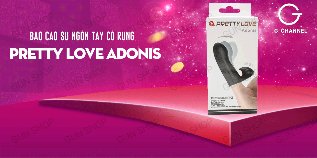 Ngón tay rung Pretty Love Adonis cao cấp Hộp 1 cái giá tốt
