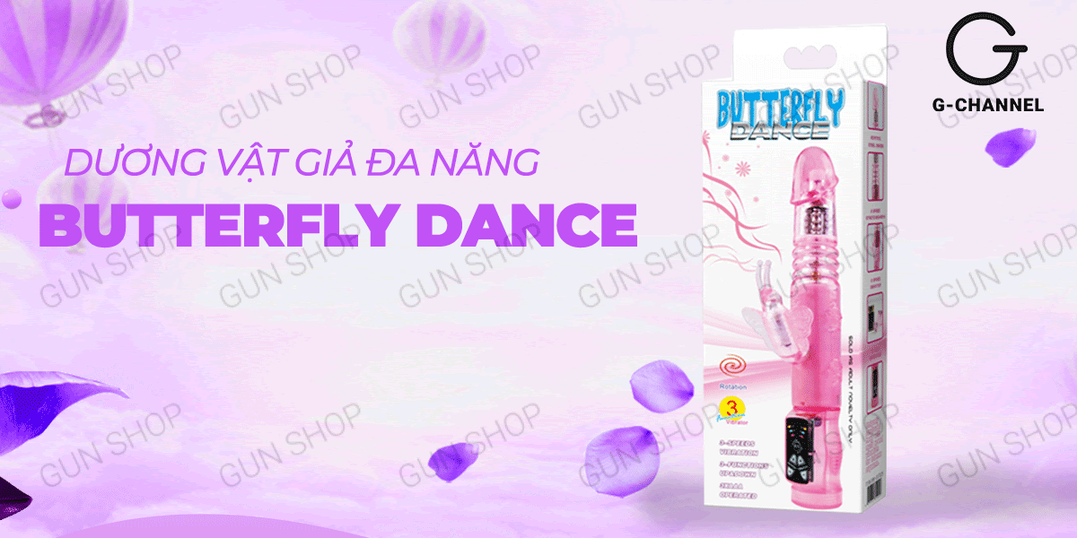 Bán Dương vật giả đa năng rung thụt 3 chế độ dùng pin - Butterfly Dance  mới nhất