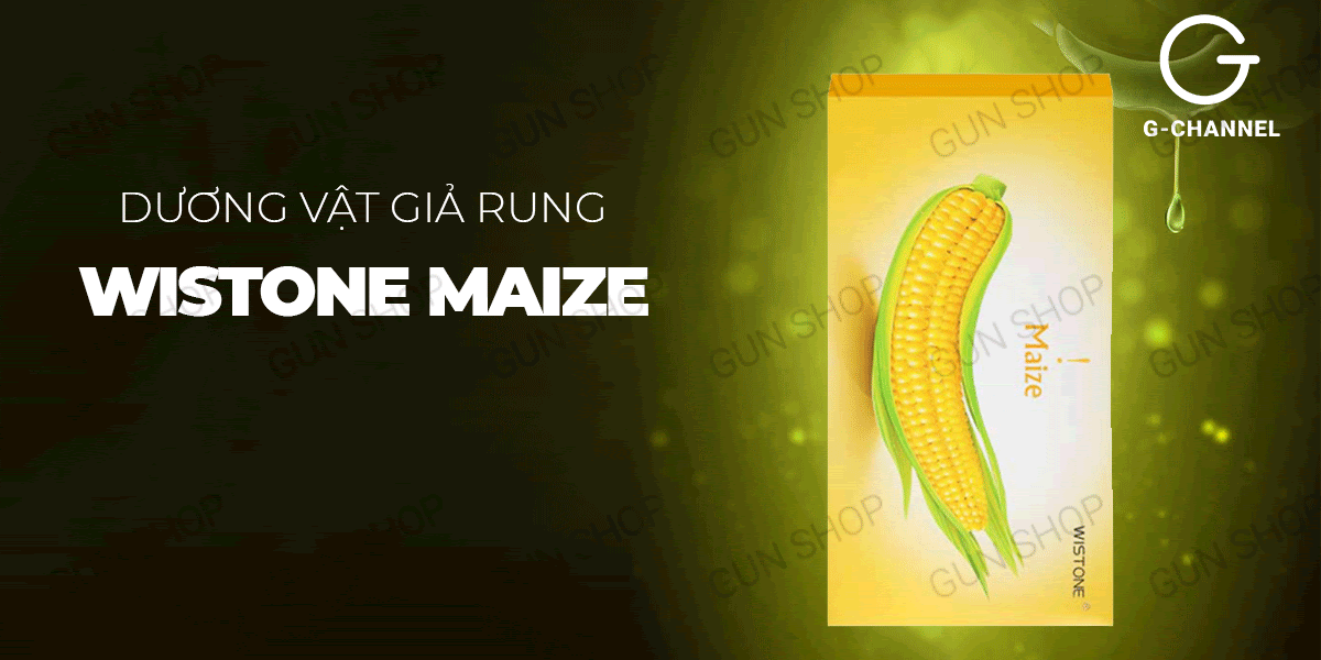 Sỉ Dương vật giả rung hình trái bắp đa chế độ rung sạc điện - Wistone Maize giá sỉ