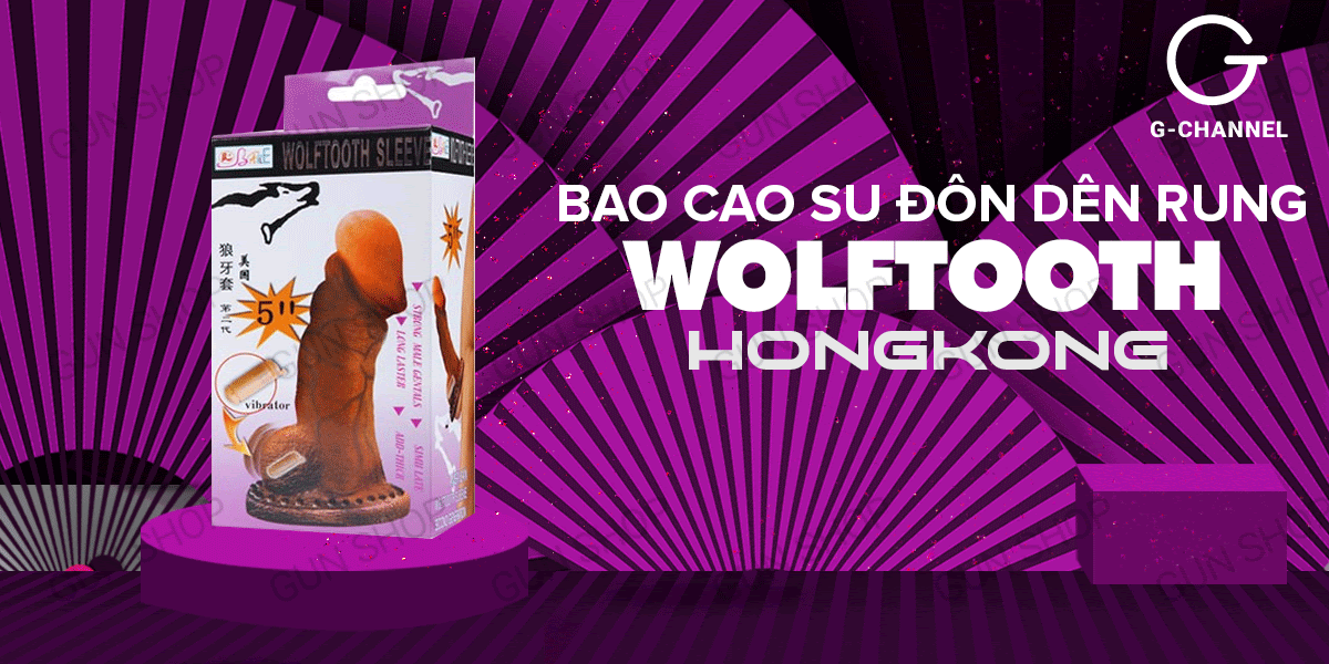 Bao cao su dên Baile Wolftooth rung bìu pin kích thước lớn