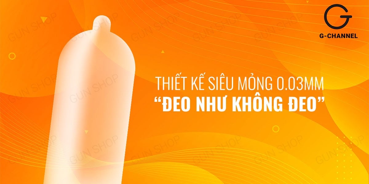 Bao cao su Sagami siêu mỏng Xtreme Super Thin hộp 10 cái