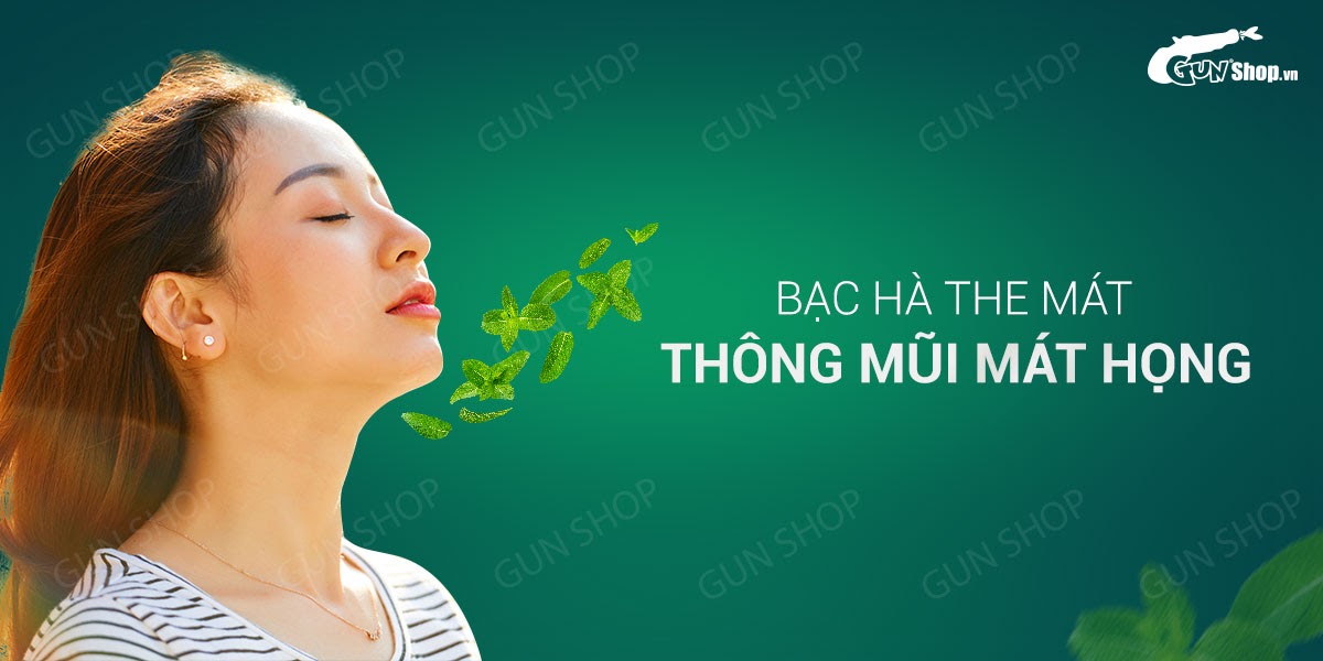 Kẹo ngậm Mastic Mint bạc hà tăng hưng phấn, kẹo tình yêu