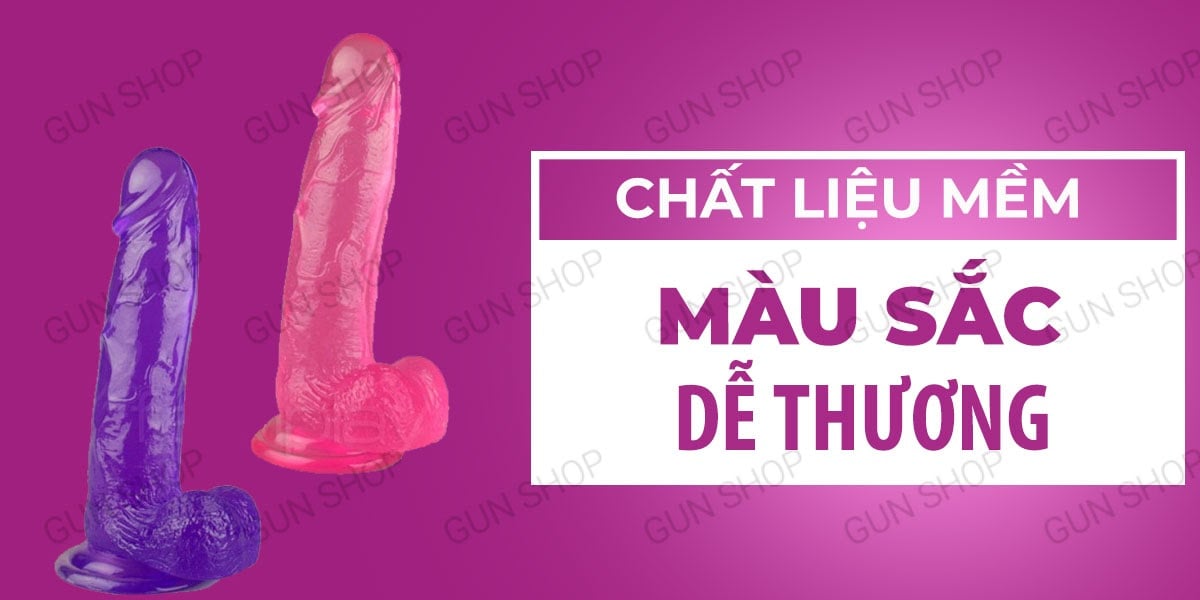 Lovetoy Jelly Studs dương vật giả dính tường siêu mềm, dễ dùng
