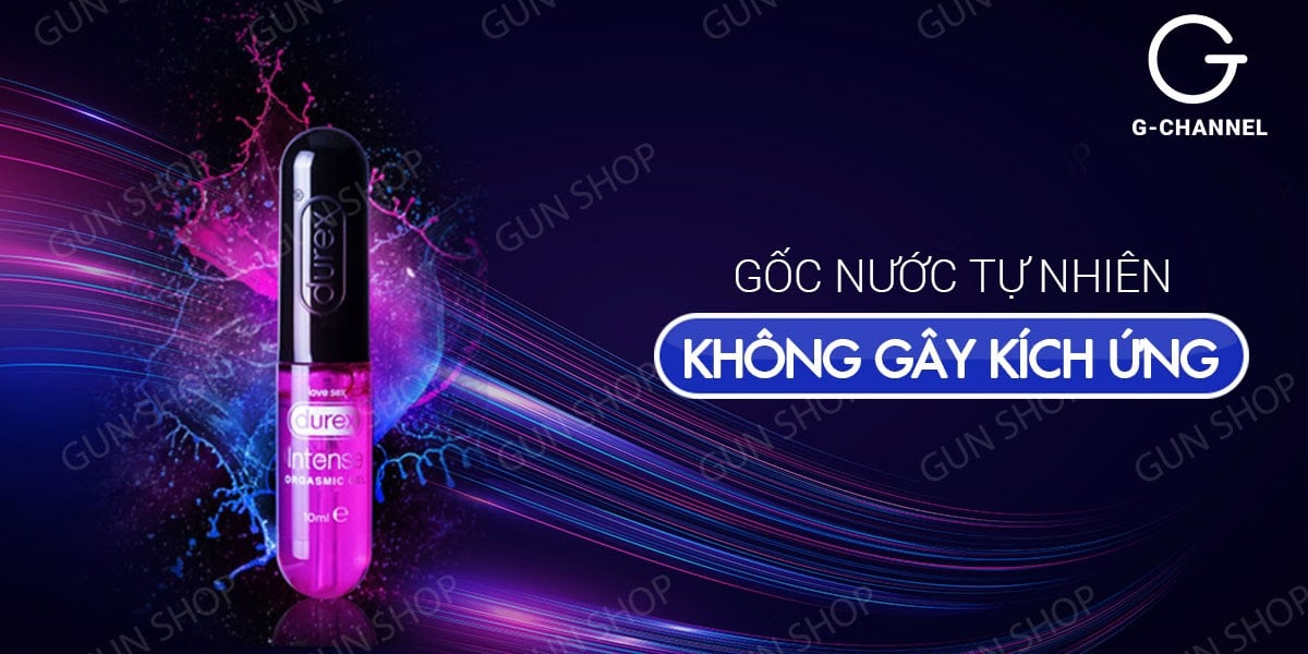 Bảng giá Gel bôi trơn kích thích và tăng khoái cảm nữ - Durex Intense Orgasmic - Chai 10ml  tốt nhất